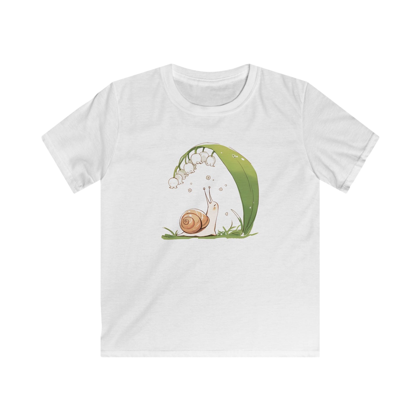 Maiglöckchen Schnecke Kinder T-Shirt