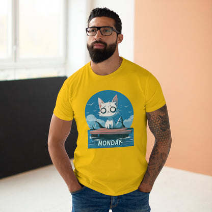 Monday Kitten mit Haien T-shirt