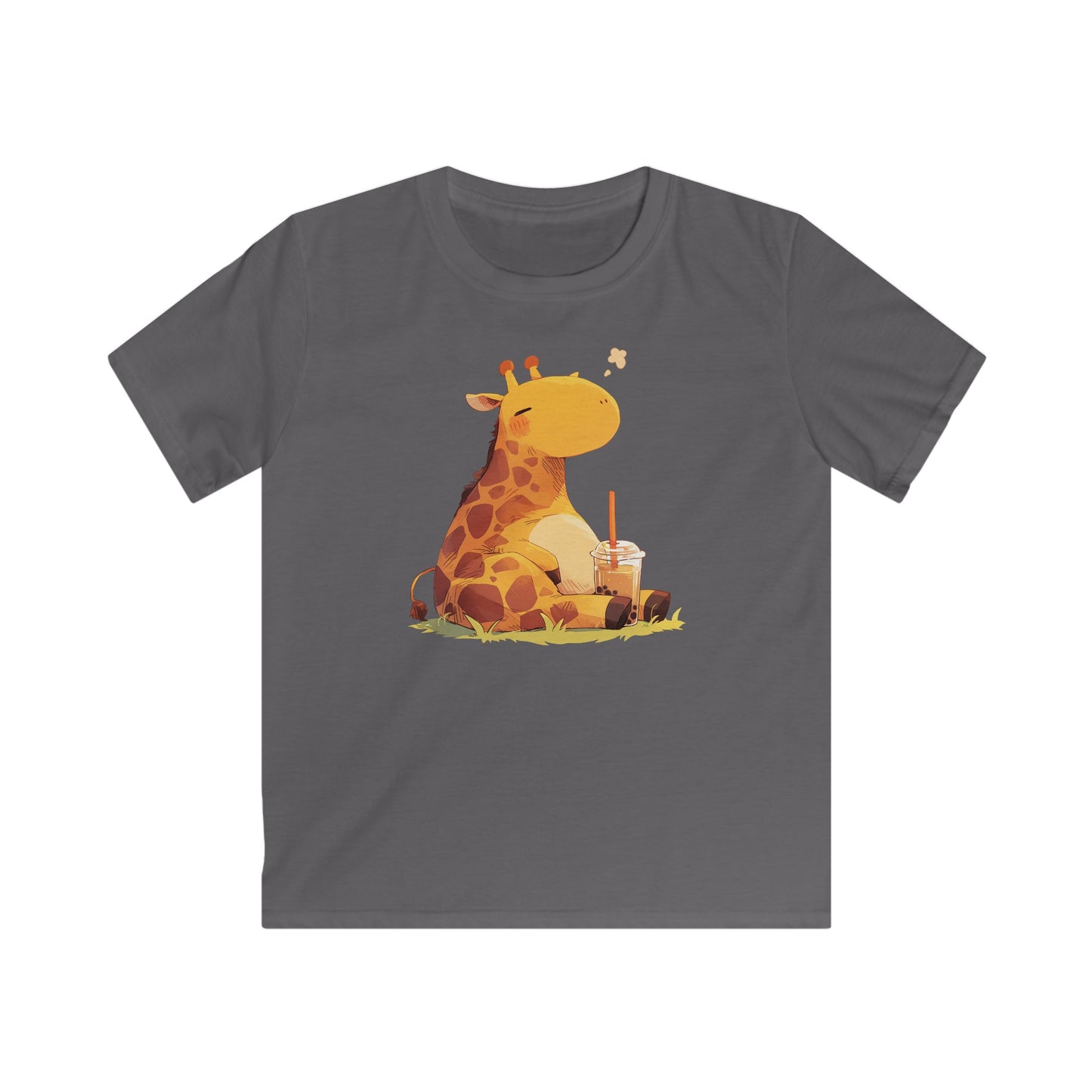 Pummelige Kawaii Giraffe Kinder T-Shirt