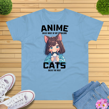 Anime and cats T-Shirt