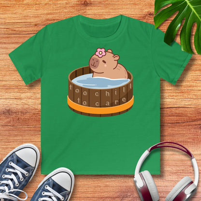 Capybara chill pott Kinder T-Shirt