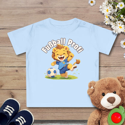Fußball Profi Löwe Baby T-Shirt