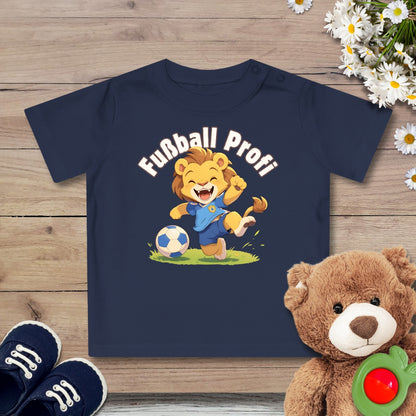 Fußball Profi Löwe Baby T-Shirt