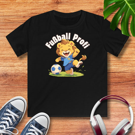 Fußball Profi Löwe Kinder T-Shirt