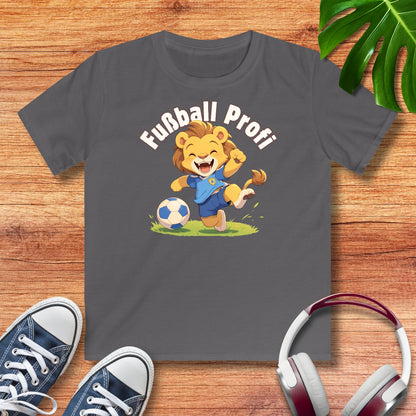 Fußball Profi Löwe Kinder T-Shirt