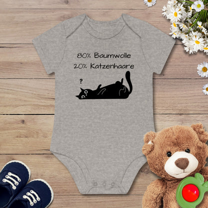 funny cat Kurzarm Body