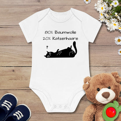 funny cat Kurzarm Body