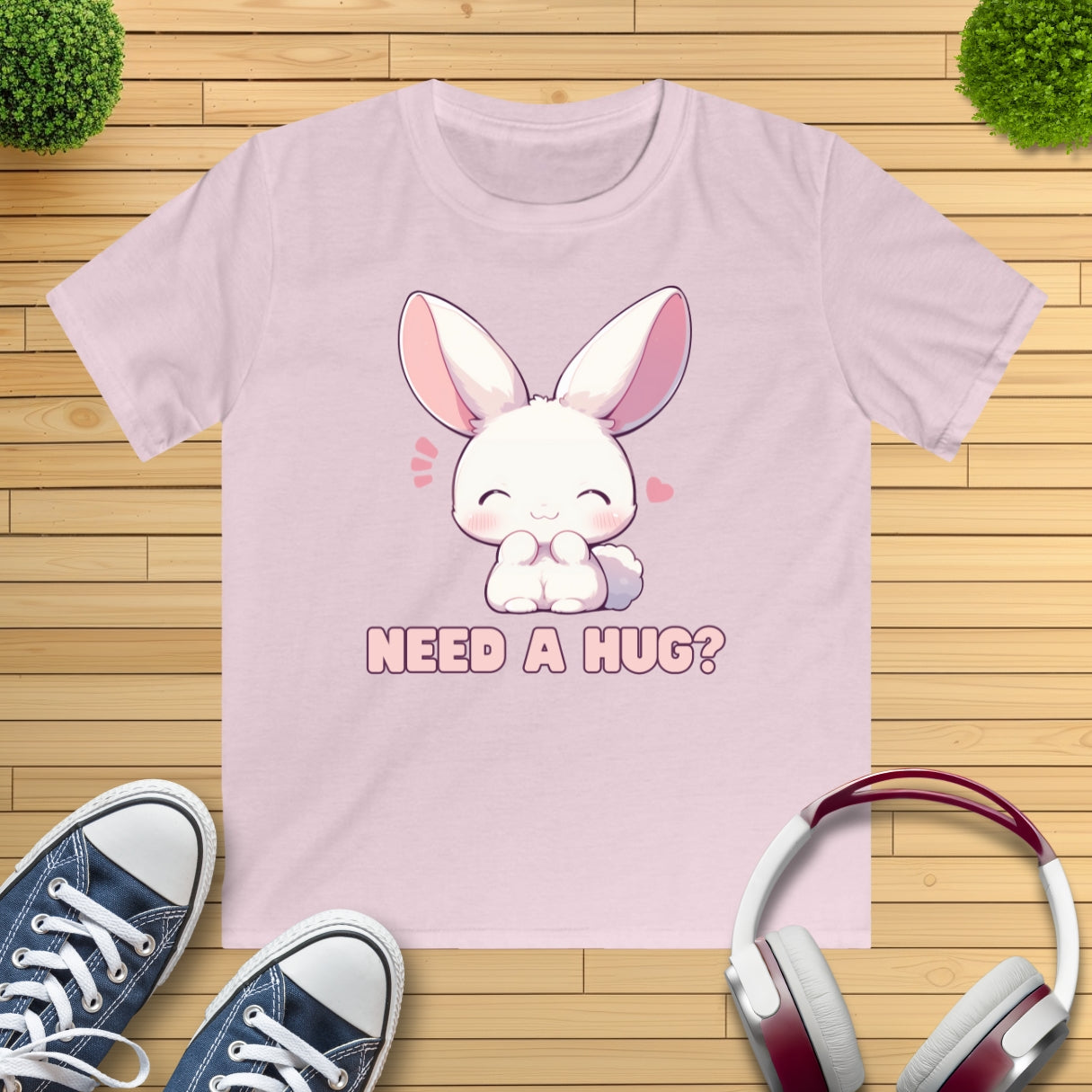 Hase need a hug Kinder T-Shirt