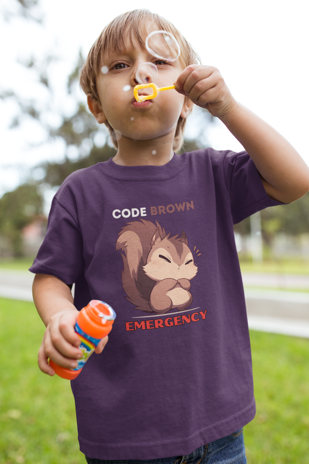 Eichhörnchen Notfall Kinder T-Shirt
