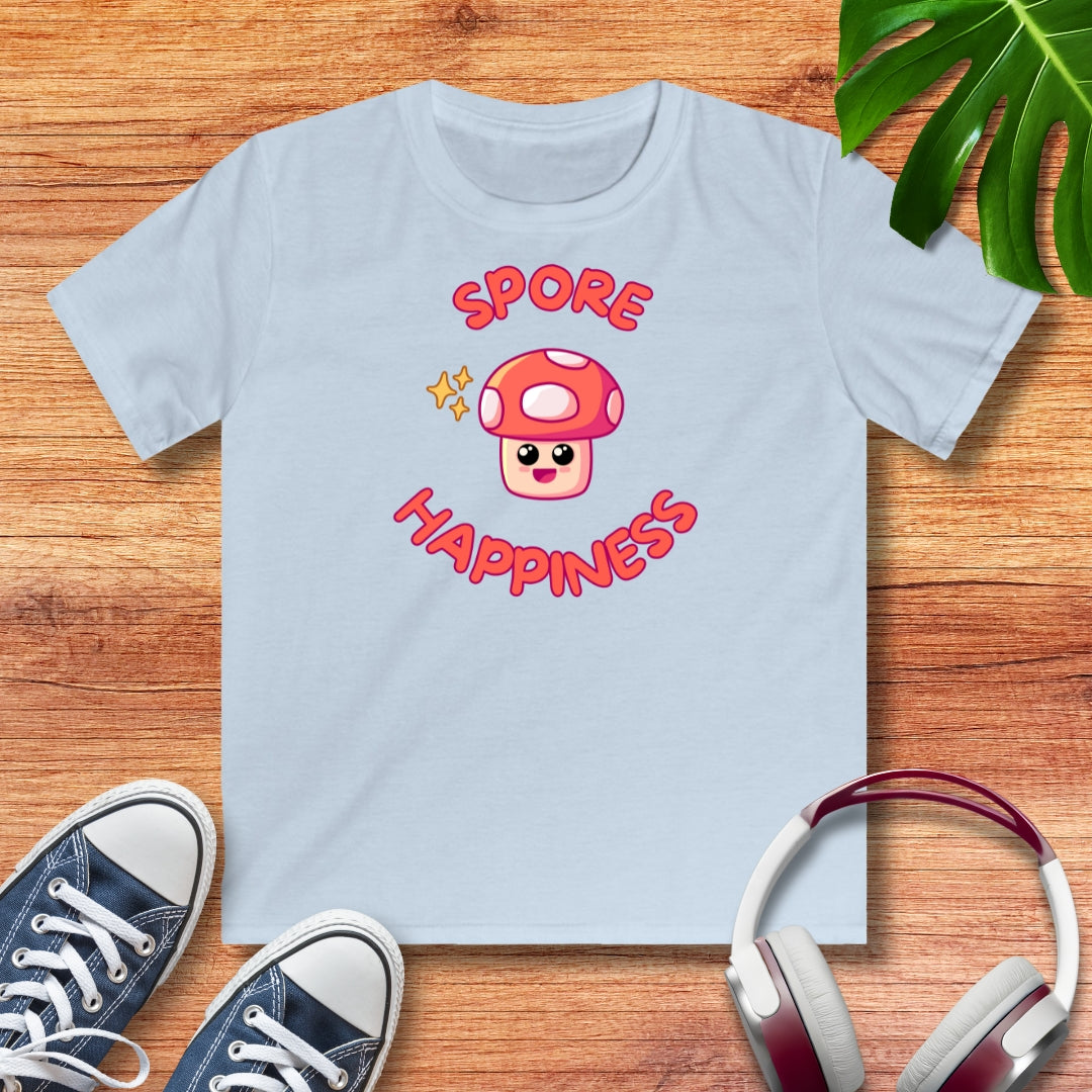 Pilz spore happiness Kinder T-Shirt