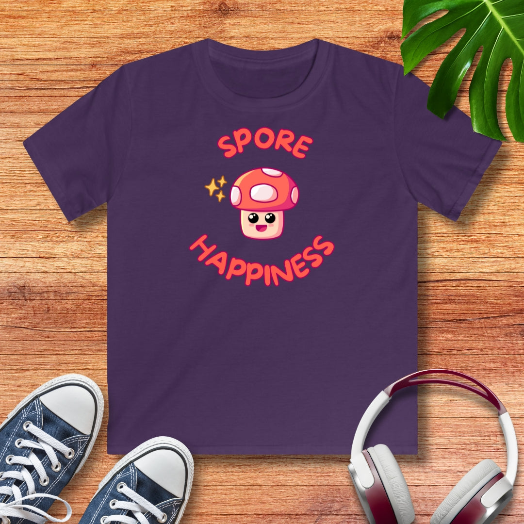 Pilz spore happiness Kinder T-Shirt