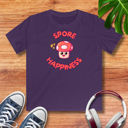 Pilz spore happiness Kinder T-Shirt