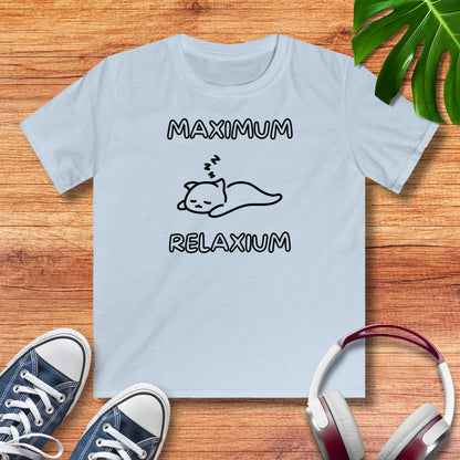 Maximum Relaxium Katze Kinder T-Shirt
