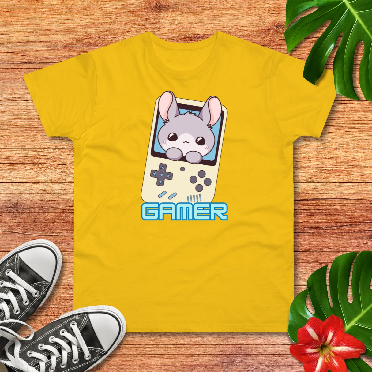 Retro Gamer Hase T-Shirt