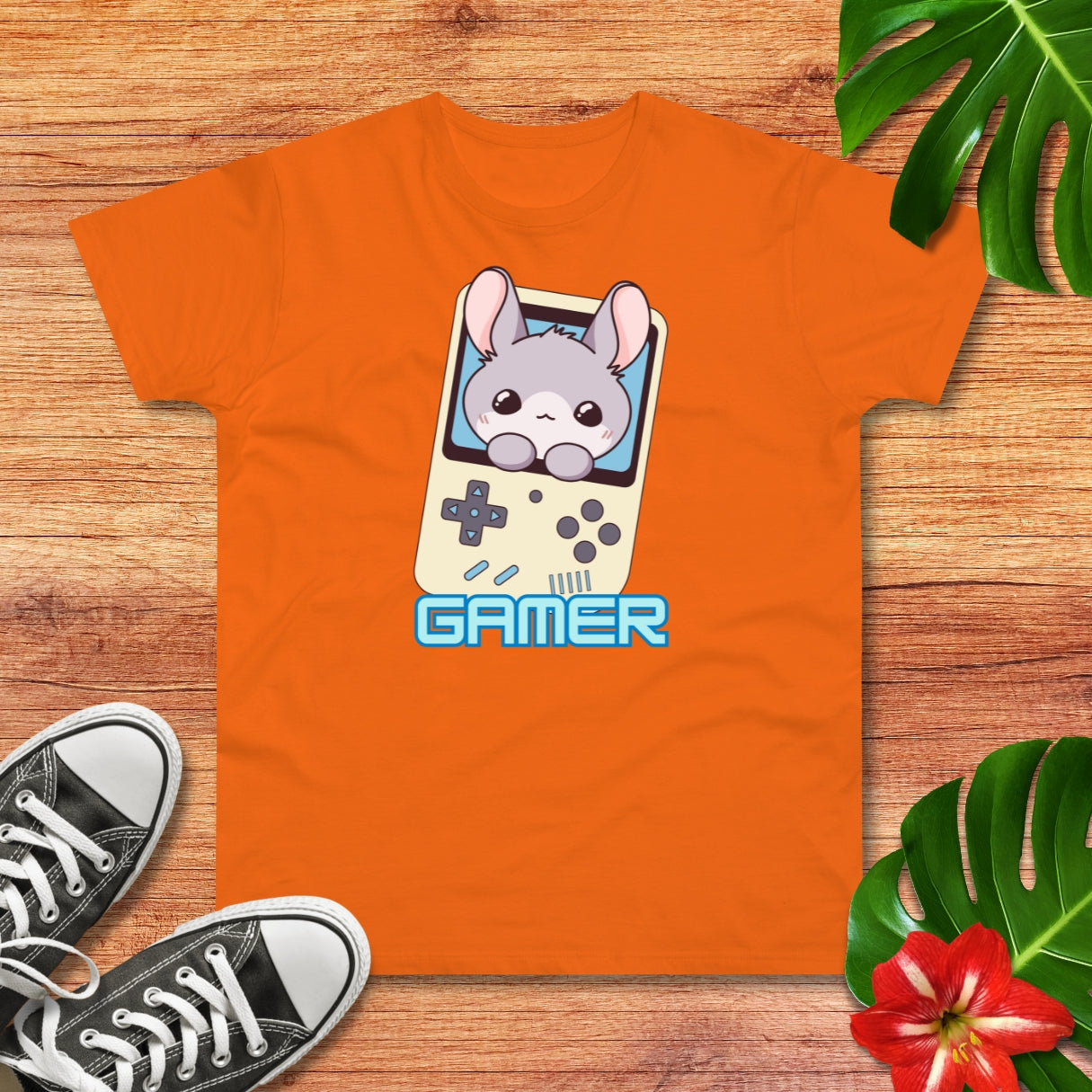 Retro Gamer Hase T-Shirt