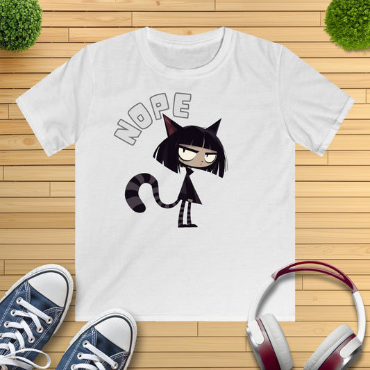 Catgirl nope Kinder T-Shirt