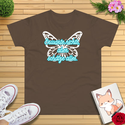 Schmetterling blau T-Shirt