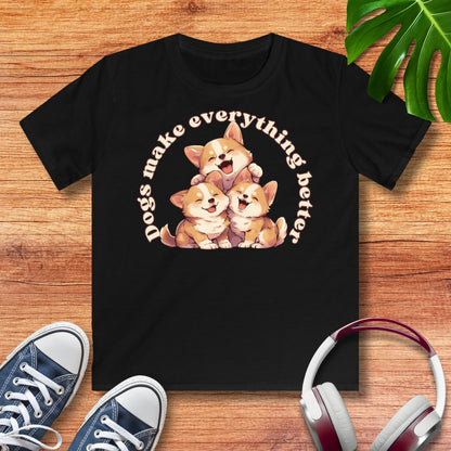 Dog Corgi Kinder T-Shirt