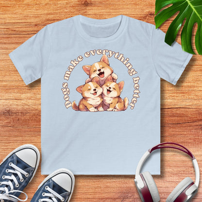 Dog Corgi Kinder T-Shirt
