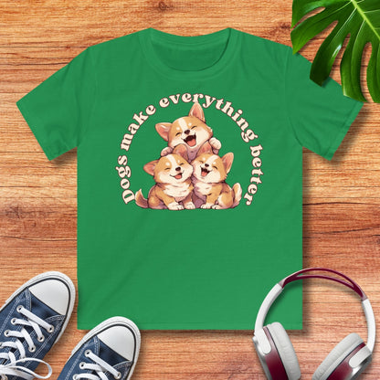 Dog Corgi Kinder T-Shirt