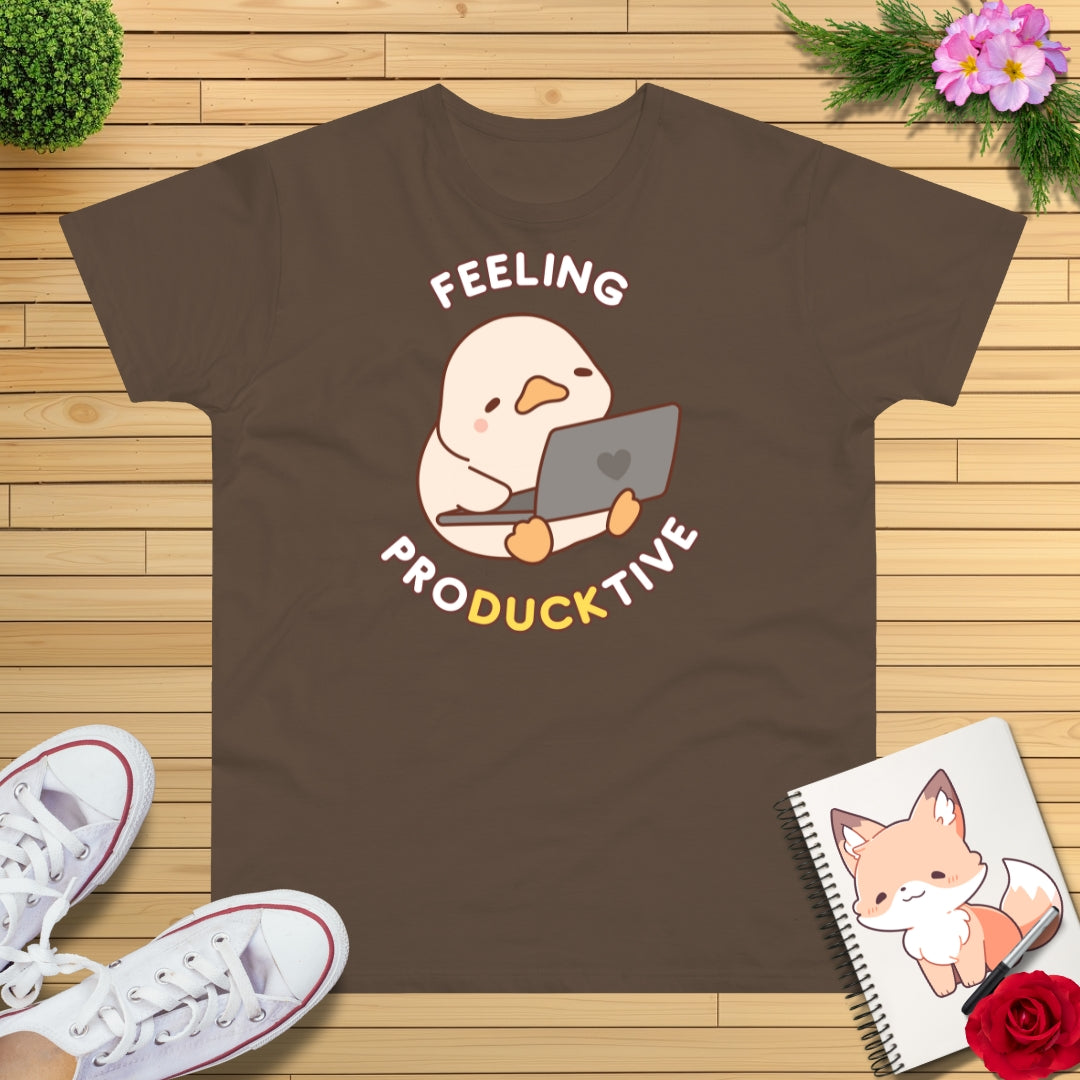 Feeling proDUCKtive Ente T-Shirt