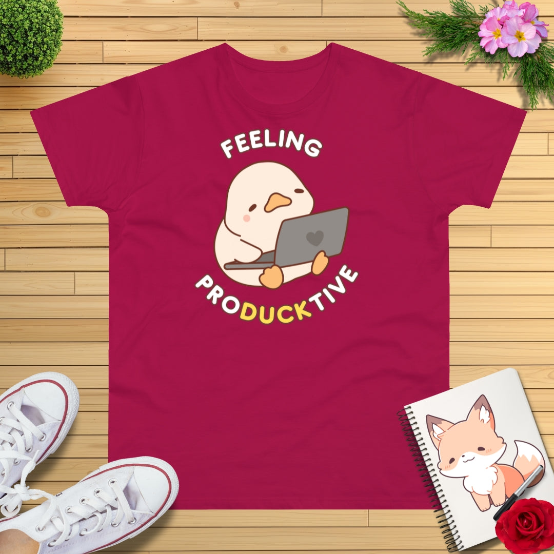 Feeling proDUCKtive Ente T-Shirt