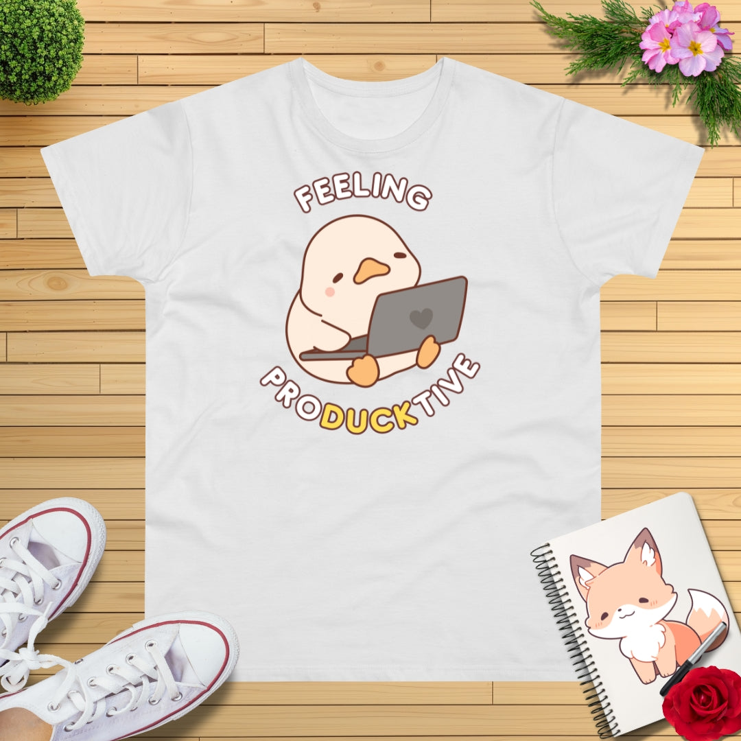 Feeling proDUCKtive Ente T-Shirt