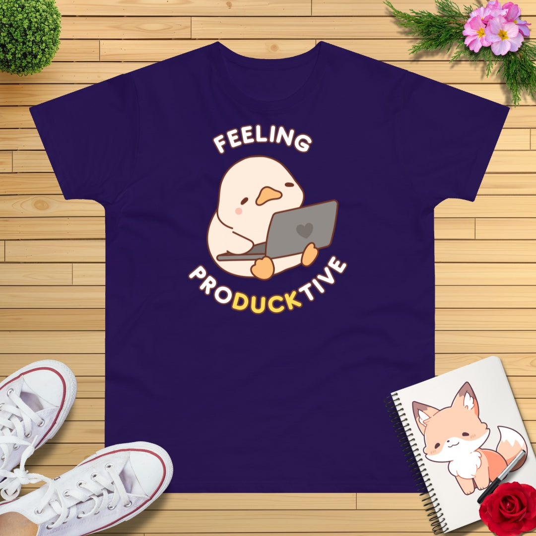 Feeling proDUCKtive Ente T-Shirt