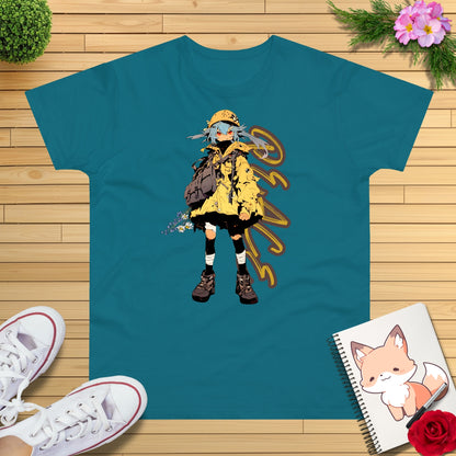 Cyberpunk girl peace T-Shirt