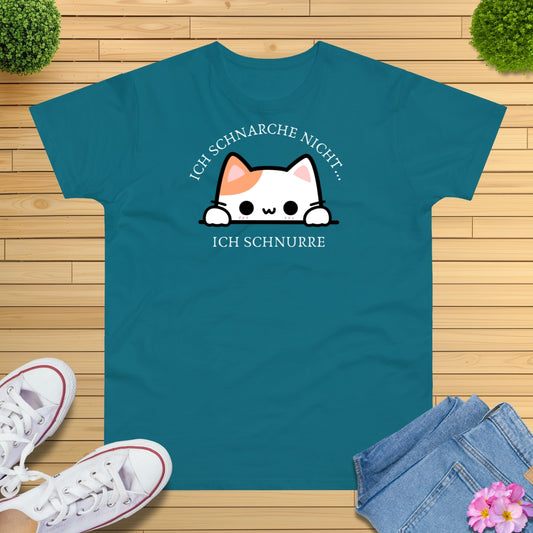 Ich schnarche nicht Katze T-Shirt