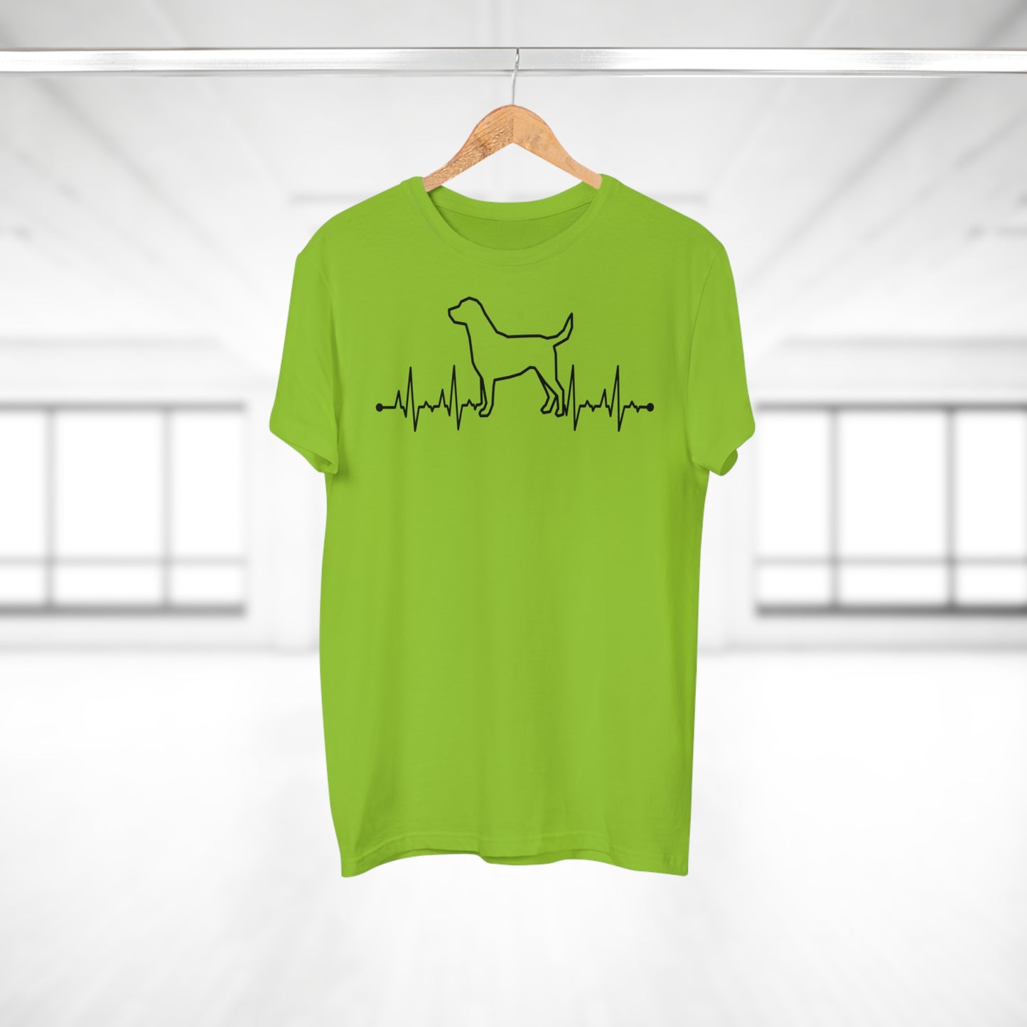 Herzschlag EKG Hund T-Shirt