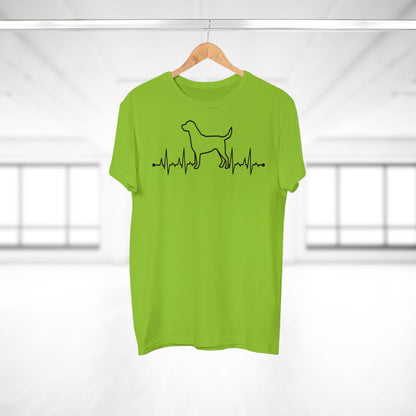 Herzschlag EKG Hund T-Shirt