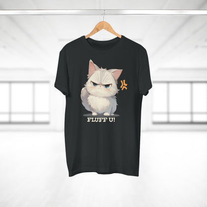 Freche Katze "Fluff U!" T-Shirt