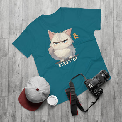 Freche Katze "Fluff U!" T-Shirt