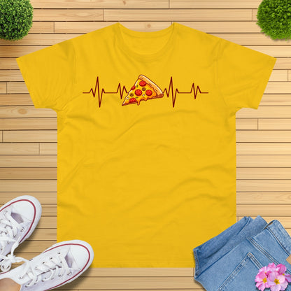 Pizza Herzschlag EKG  T-Shirt