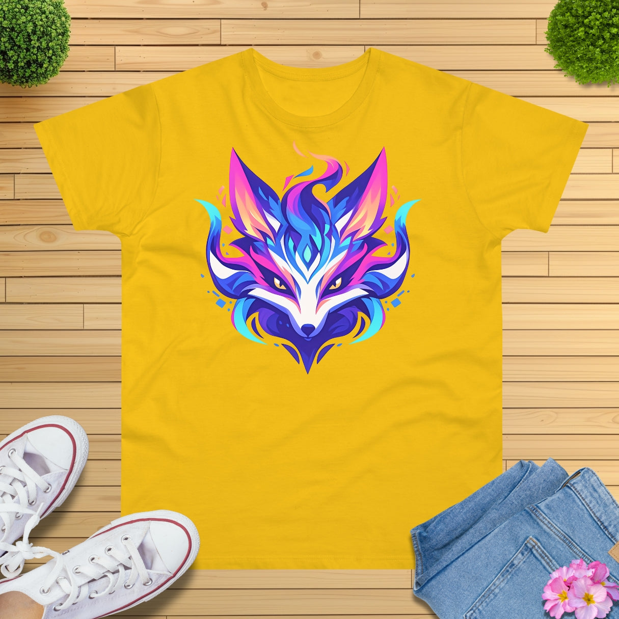 Mystic Pastell Fox T-Shirt