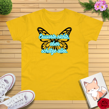 Schmetterling blau T-Shirt