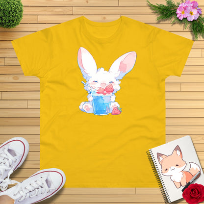 Slush-Eis Erdbeer Hase T-Shirt