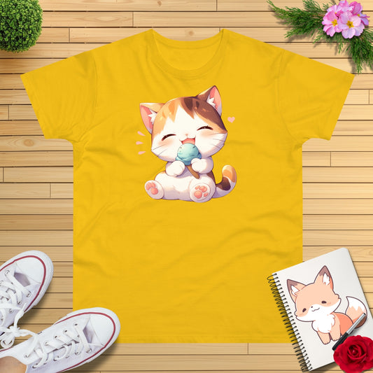 Waffeleis Katze T-Shirt