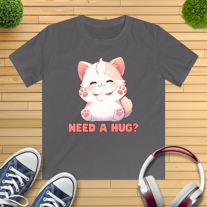 Katze need a hug Kinder T-Shirt