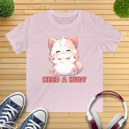 Katze need a hug Kinder T-Shirt