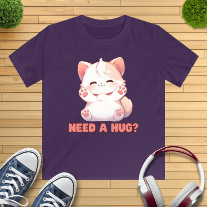 Katze need a hug Kinder T-Shirt