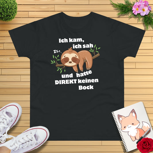 Faultier hat keinen Bock T-Shirt