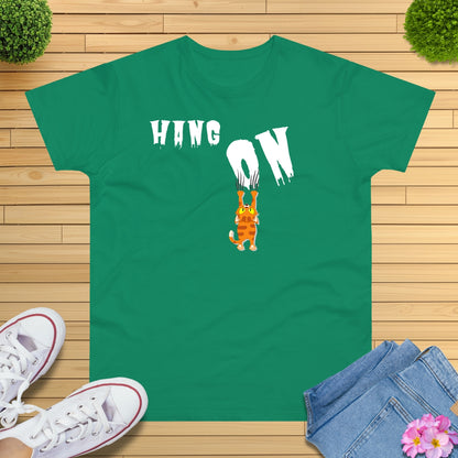 Hang On Katze T-Shirt