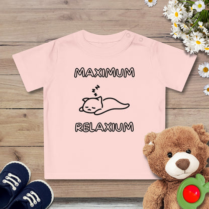 Maximum Relaxium Katze Baby T-Shirt