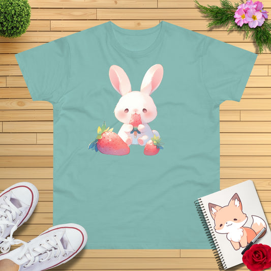 Erdbeereis Hase T-Shirt