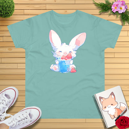 Slush-Eis Erdbeer Hase T-Shirt