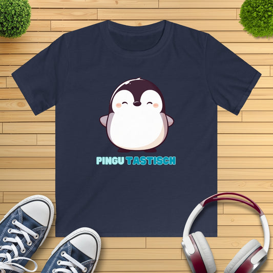 Happy Pinguin Kinder T-Shirt