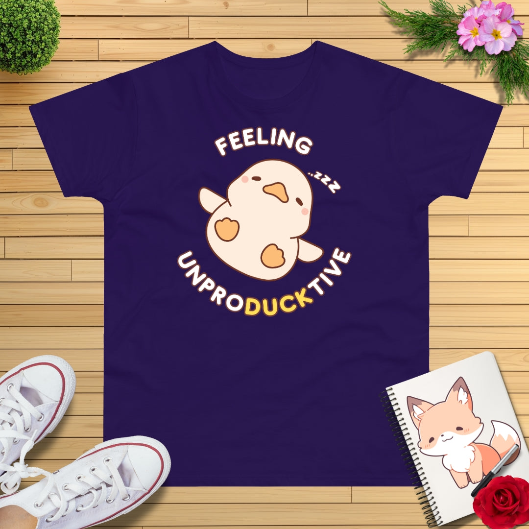 Feeling unproDUCKtive Ente T-Shirt