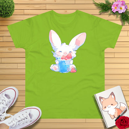 Slush-Eis Erdbeer Hase T-Shirt